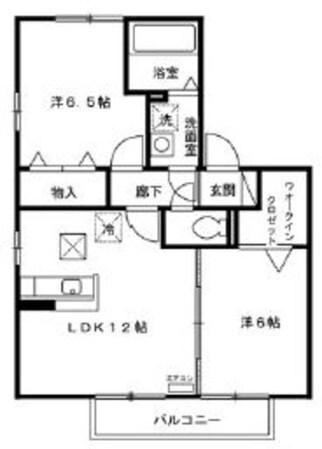 ドミール　弐番館の物件間取画像